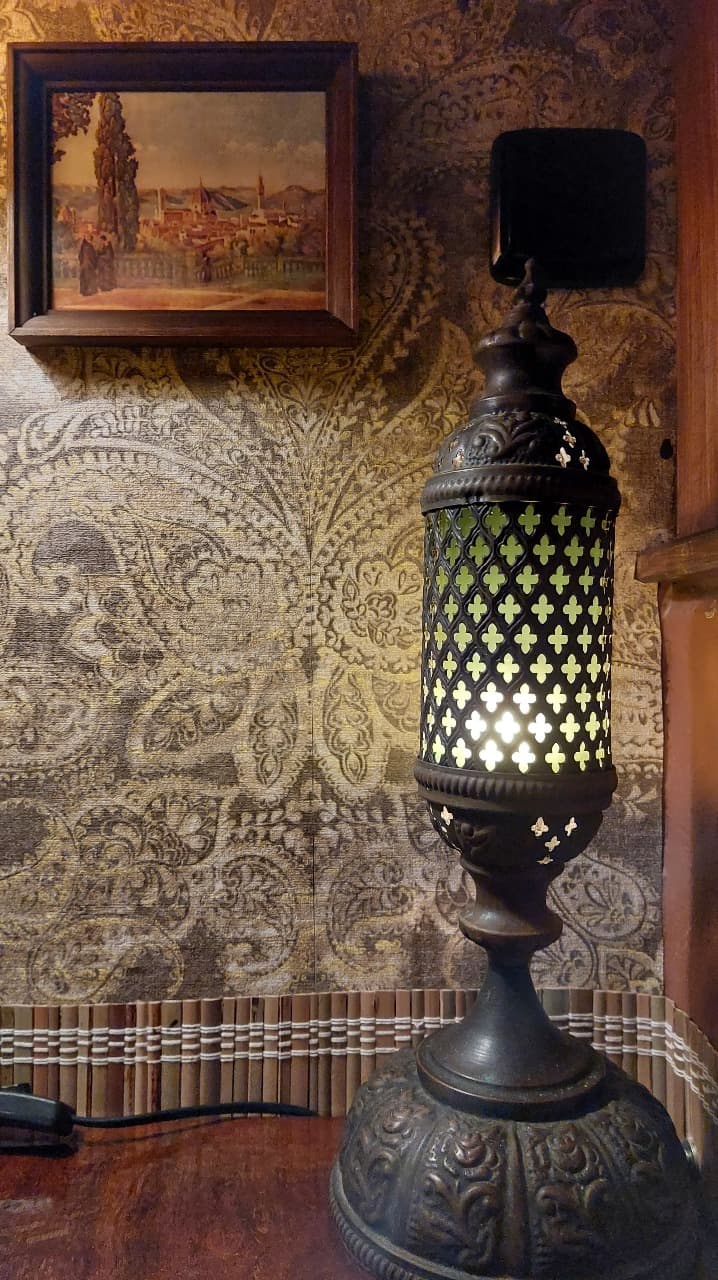 Ručně tepané orientální lampy